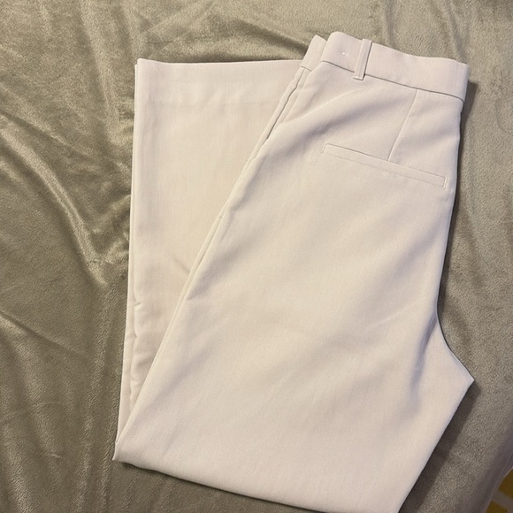 Abercrombie & Fitch cream Sloan Pants Tailored Trousers Size 28 6 short - Picture 3 of 3